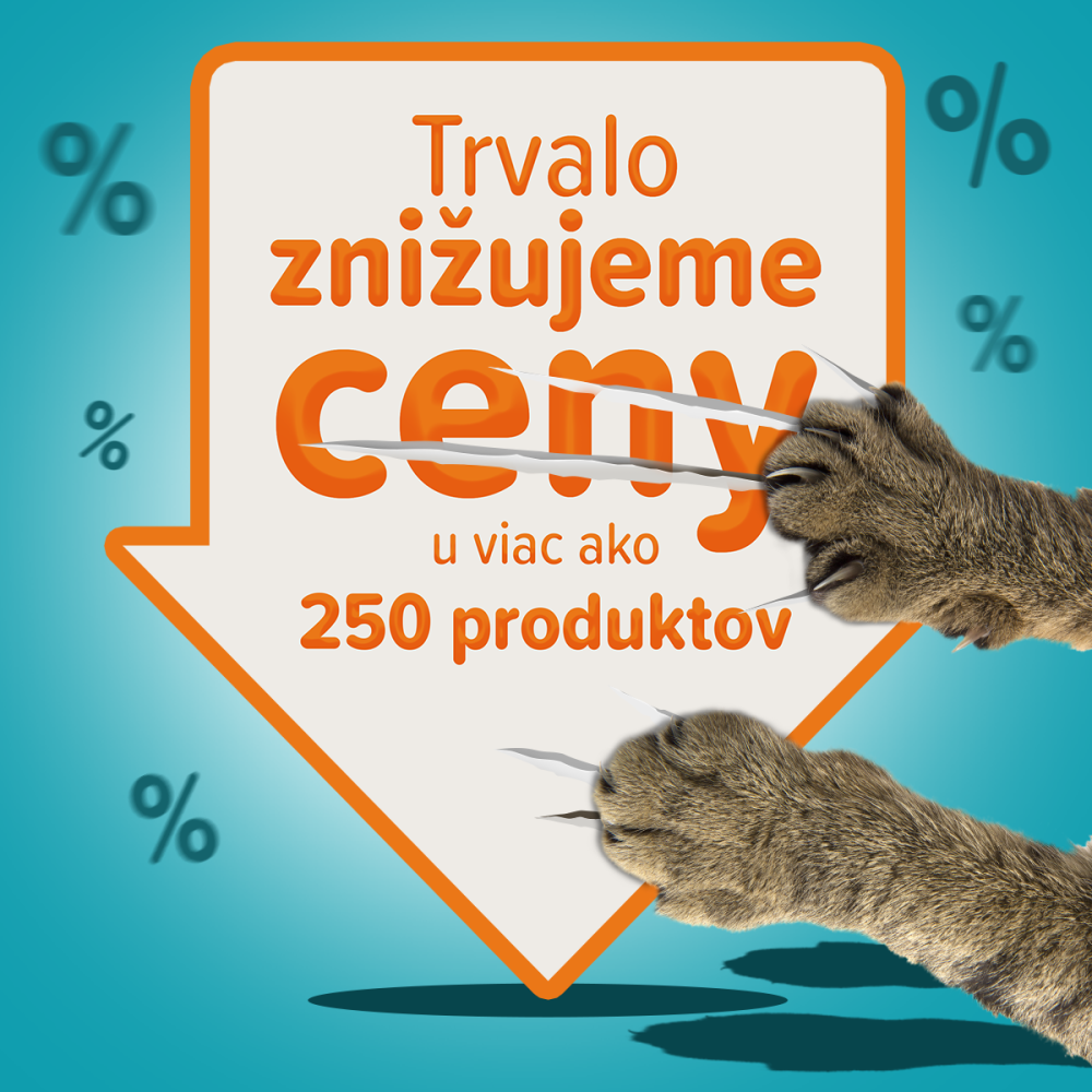 Znižovanie cien v PetCenter