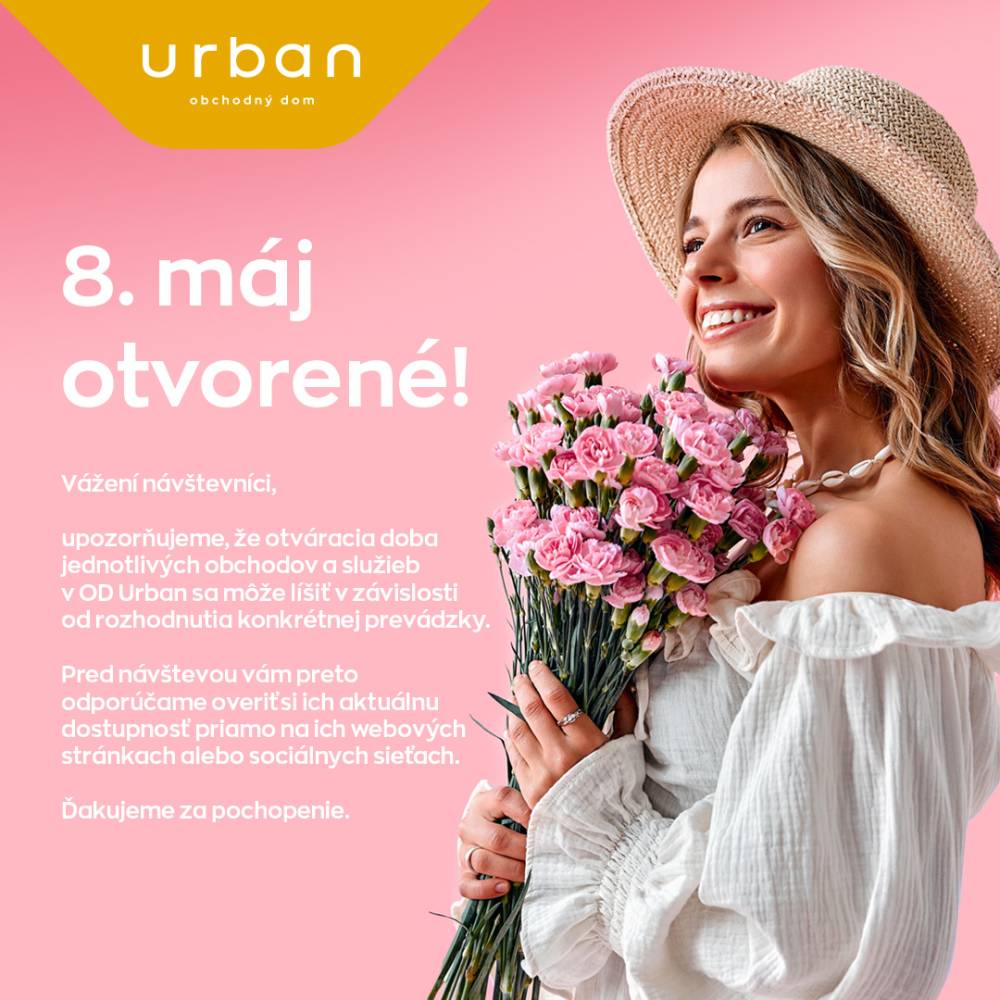 Otváracie hodiny 8.5.2026